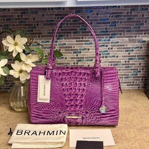 NWT Brahmin Josette Dewberry purple purse